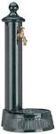 Relaxdays Standbrunnen, Antik-Stil, Nostalgie, Garten, Terrasse, Wasserhahn, Becken,