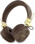 CG Mobile Guess Kabellose Kopfh&ouml;rer, 4G, PU-Leder, mit Metall-Logo, Braun