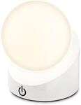 BRILONER - Mini LED Tischlampe kabellos IP54 mit Touch, dimmbar in Stufen, Akku &