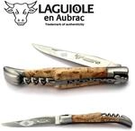 Laguiole en Aubrac Taschenmesser mit Korkenzieher L0312BHIF 12 cm, Griffschalen