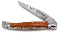 Laguiole en Aubrac Taschenmesser - Griff 11 cm Apfelbaum - Messer Klinge 9 cm - Stahl
