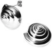 Purelei Nautical Big Ohrstecker &ndash; Muschelspiral-Ohrringe aus Edelstahl in Gold,