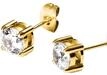 Purelei Pristine Ohrringe Damen &ndash; Zeitlose Ohrstecker mit 6 mm Zirkonia, Edelstahl