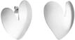 Purelei True Love Ohrstecker &ndash; Asymmetrische Herz-Ohrringe mit modernem...