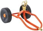 vidaXL Sprinkler Schlitten, Gartensprinkler mit R&auml;dern Drehbarem Kopf,