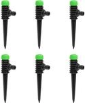 vidaXL Rotationsregner 6 STK., Rasensprenger 360&deg; Drehbar, Wassersprenger...