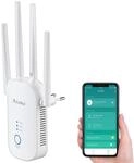 7links Signalverst&auml;rker: Dualband-WLAN-Repeater, App ELESION, 2,4 & 5 GHz, bis 1.200