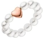 Purelei Lovely Ring &ndash; Elastischer Perlenring mit Herz &ndash; Anxiety Fidget Damenring