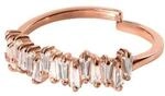 Purelei Powder Ring (Gold, Silber), Damen Ring Silber 18K vergoldet, Wasserfester
