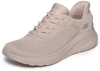 Skechers Bobs Squad Chaos Current Muse, Turnschuhe f&uuml;r Damen, Natural Textile, 39 EU
