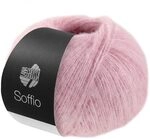 LANA GROSSA Soffio | Flauschiges Lace-Garn aus Merino- & Baumwolle mit 10% Kaschmir 