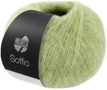 LANA GROSSA Soffio | Flauschiges Lace-Garn aus Merino- & Baumwolle mit 10% Kaschmir 