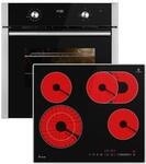 KKT KOLBE Herdset SET8810CH59AL, Backofen und Kochfeld mit Rahmen | 60 cm...