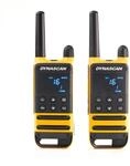 Dynascan P19 PMR-446 Funkger&auml;t 2er-Set mit Koffer & Headsets - Lizenzfreies