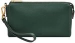 Fossil Gebogene Lederhandtasche f&uuml;r Frauen