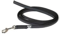 IDC Color & Gray gumierte Leine, 20 mm x 2 m ohne Schlaufe, Schwarz-Grau