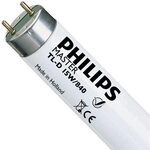 Leuchtstofflampe TL-D 15 Watt 840 - Philips, Weiss/Silber