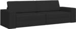 vidaXL Schlafsofa Schwarz 245 x 78 x 77 cm Stoff | Wechselt easy von Sofa zu...