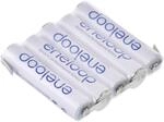 Wiederaufladbare Batterien, 5 x LR3 (AAA) NiMH Panasonic 133605, 6 V, 750 mAh