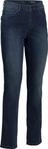 Emilia Parker Damen Superstretch Jeans in Mittelblau, mit geradem Beinverlauf,