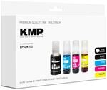 KMP Nachf&uuml;lltinte passend f&uuml;r Epson 102 (C13T03R640) Multipack - f&uuml;r EcoTank