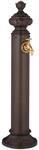 Relaxdays Standbrunnen antik mit Wasserhahn, HxBxT: 87 x 20,5 x 24 cm,