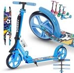 Arebos Cityroller Tretroller Blau Scooter h&ouml;henverstellbar | klappbar | inkl.