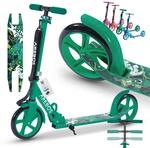 Arebos Cityroller Tretroller Gr&uuml;n Scooter h&ouml;henverstellbar | klappbar | inkl.