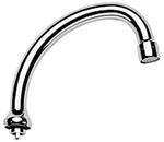 GROHE Rohrauslauf (schwenkbar, Auslauf mit Mousseur, Ausladung 140 mm,...