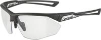 ALPINA NYLOS HR, Sportbrille f&uuml;r Erwachsene, black-transparent matt, One Size,
