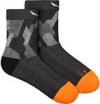 Salewa Pedroc Camo Merino Quarter Socken Herren, Schwarz, 45-47