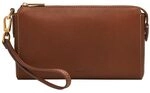 Fossil Gebogene Lederhandtasche f&uuml;r Frauen