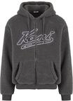 Karl Kani KK Varsity Teddy Zip Hoodie Grey, L