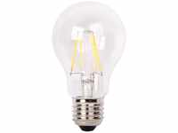 XQ-lite LED-Filament A60 Glühbirne E27, 4 W ersetzt 40 W, 450 Lumen, warmweiß