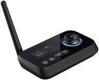 auvisio Transmitter, Bluetooth: 2in1-Audio-Sender und -Empf&auml;nger mit Bluetooth 5,