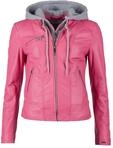 Maze Damen Lederjacke Mico Pink XXL