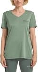 Jack Wolfskin Damen Crosstrail Women T-Shirt, Eucalyptus, L EU