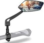 Xcelenze - Fahrradspiegel extra gro&szlig;e Spiegelfl&auml;che |schlagfestes Echtglas