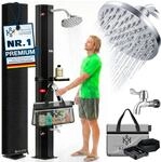 KESSER&reg; Solardusche 40L Gartendusche, Solar Dusche f&uuml;r Garten & Pool mit warmem