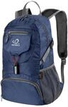 WATERFLY Ultraleicht Faltbarer Rucksack 20L: Klein Wanderrucksack