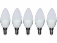 Airam 6 Stück LED Lampe Kerze E14 3,5W Watt 250 Lumen Warmweiß Glühlampe...