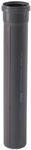 Ostendorf HTsafe HT-Rohr mit Muffe DN 90 mm 1000 mm, grau