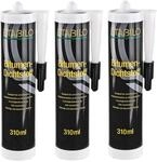 3x Bitumen Dichtstoff 310ml | Klebstoff, Dichtmasse, Dachdicht, Bitumenkleber | 3