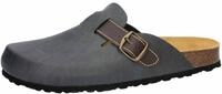 Lico Herren Bioline Clog Style Pantoletten, Grau Braun, 36 EU