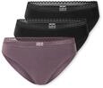 Schiesser Damen Slip Rio im 3er Pack - Gr&ouml;&szlig;e 44 Gemischt - Atmungsaktive