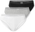 Schiesser Damen Slip Rio im 3er Pack - Gr&ouml;&szlig;e 44 Gemischt - Atmungsaktive