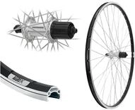 28 Zoll Hinterrad Laufrad Aggro-X Silber 19-622 TX500 8,-9,-10 Fach V-Brake
