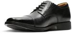 Clarks Herren Tilden Cap Derbys, Schwarz (Black Leather), 47 EU