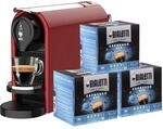 Bialetti Gioia Plus Espressomaschine f&uuml;r Kapseln aus Aluminium, Rot, inklusive 48
