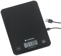 Zassenhaus K&uuml;chenwaage Digital BALANCE, USB Aufladefunktion, 5kg/1g,